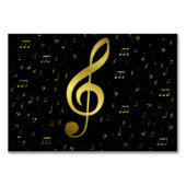 金の音符 テーブルナンバー (正面)