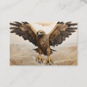 金の飛んでいる鷲 名刺 (正面)