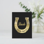 金の馬蹄 ポストカード (スタンド正面)