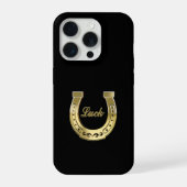 金の馬蹄 iPhoneケース (裏面)