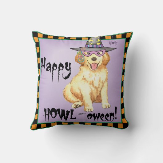 金の魔女 クッション (裏面)