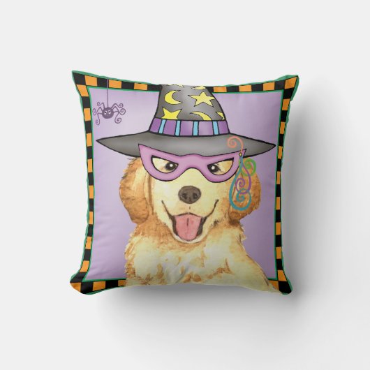 金の魔女 クッション (正面)