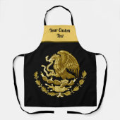 金の鷲を持つメキシコのコート エプロン (正面)