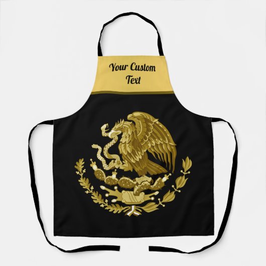 金の鷲を持つメキシコのコート エプロン (正面)