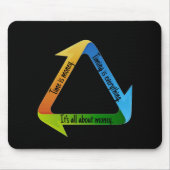 金のTシャツだ マウスパッド (正面)