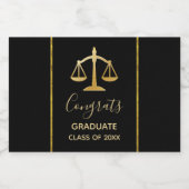 金はかりで測金正義法テーマ スパークリングワインラベル (シングルラベル)