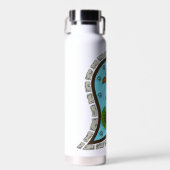 金はかりで測魚 ウォーターボトル (正面)