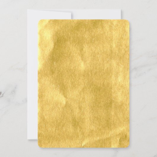 金はっきりした箔サプライズ90thバースデーパーティー招待状 招待状 (裏面)