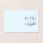 金はっきりした箔「ありがとう救済!」 カード (内部)