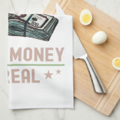 金はファンタジーもしじゃない実在 キッチンタオル (四つ折り)