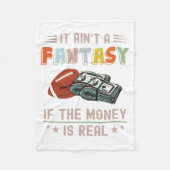 金はファンタジーもしじゃない実在 フリースブランケット (正面)