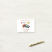 金はファンタジーもしじゃない実在 ポストイット (デスク上)