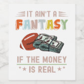 金はファンタジーもしじゃない実在 ワインラベル (シングルラベル)