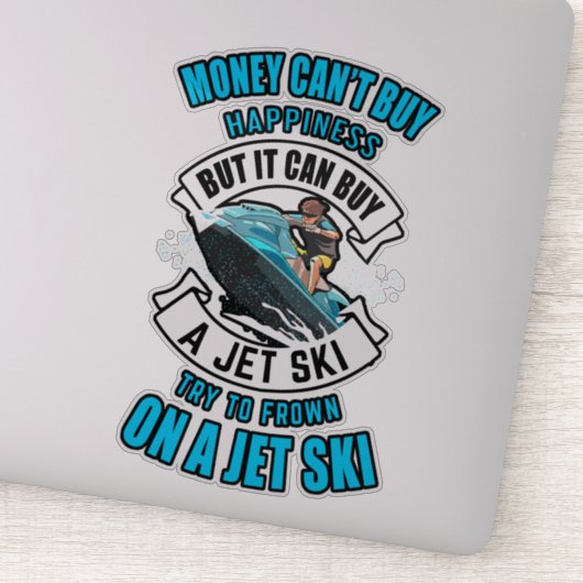 金は幸せ買になるがステッカー買だ シール (詳細)