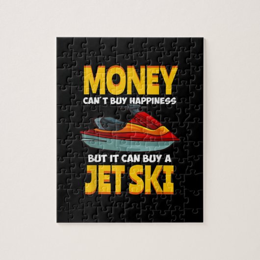 金は幸せ買になるまい買がジェットスキーだ ジグソーパズル (縦)