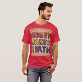 金は笑いを誘う Tシャツ (正面フル)