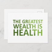 金は素晴らし健康だ シーズンポストカード (正面/裏面)