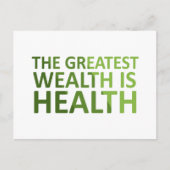 金は素晴らし健康だ シーズンポストカード (正面)