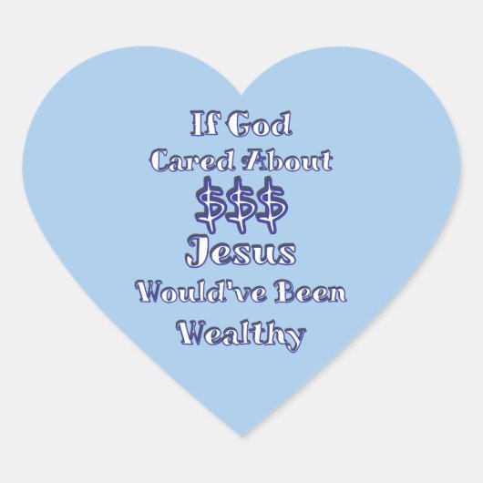 金ばかりは無い ハートシール (正面)