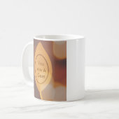 金ぱく、"宝石のマグです。" コーヒーマグカップ (正面左)