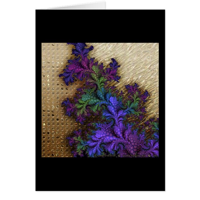 金めっきされたフラクタル#12 (正面)