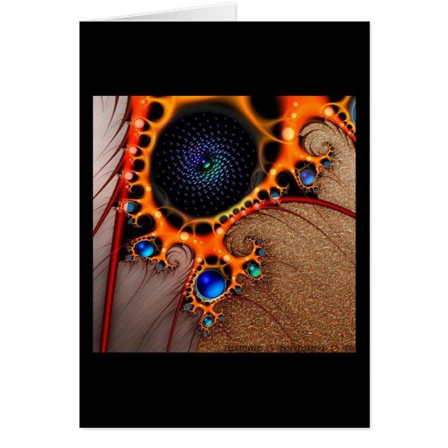 金めっきされたフラクタル#7 (正面)