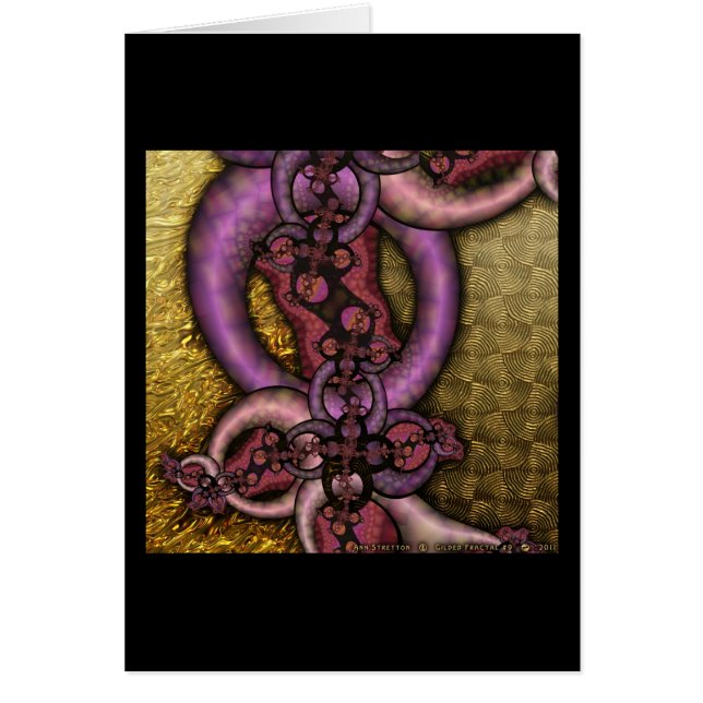 金めっきされたフラクタル#9 (正面)