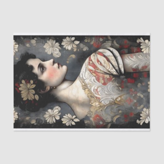 金めっきされた猶予の切り離し 薄葉紙 (正面)