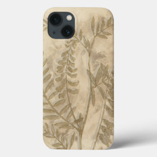 金めっきされた群葉I iPhone 13ケース