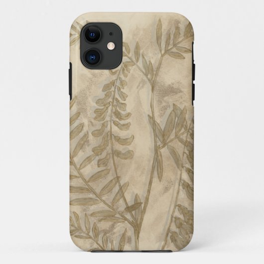 金めっきされた群葉I Case-Mate iPhoneケース (裏面)