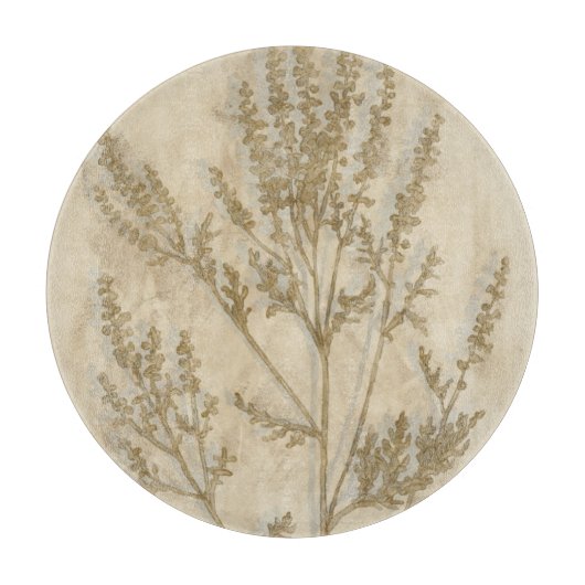 金めっきされた群葉II カッティングボード (正面)