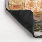 金めっきされ、色彩の鮮やかなハープシコード マウスパッド (コーナー)