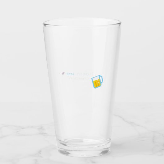 金もし曜ドリンクビール タンブラーグラス (正面)