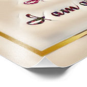 金やる気を起こさせるのモチーフを持つ肯定 フォトプリント            (角)