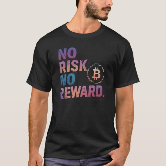 金やる気を起こさせる融ことわざ、リスクなし報酬 Tシャツ (正面)