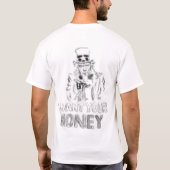 金をくれ Tシャツ (裏面)