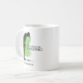 「金をもうけるほうがいい!」 コーヒーマグカップ (正面左)