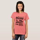 金を愛することは、すべての悪の根源である Tシャツ (正面フル)