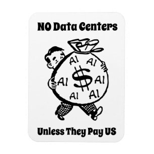 金を払うのでなければデータセンターは認めない マグネット