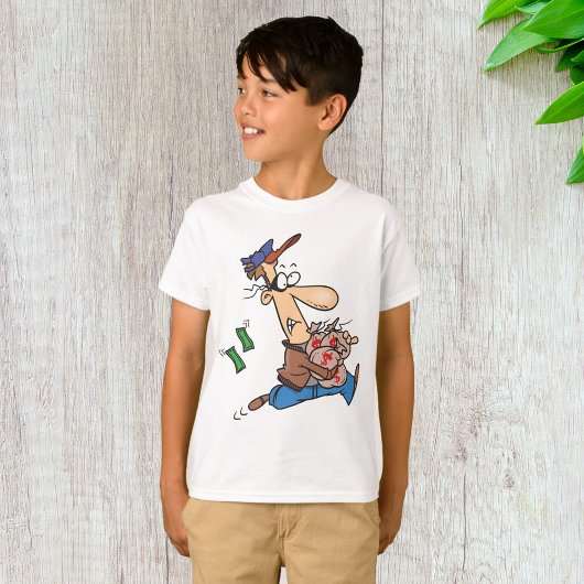 金を盗む泥棒 Tシャツ