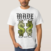 金を稼いだ Tシャツ (正面)
