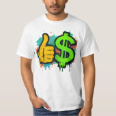 金を稼げ! Tシャツ (正面)