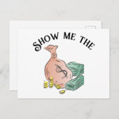 金を見せてくれ ポストカード (正面/裏面)