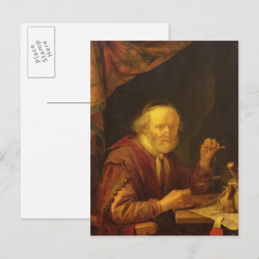 金を計る ポストカード (正面/裏面)