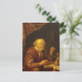 金を計る ポストカード (スタンド正面)