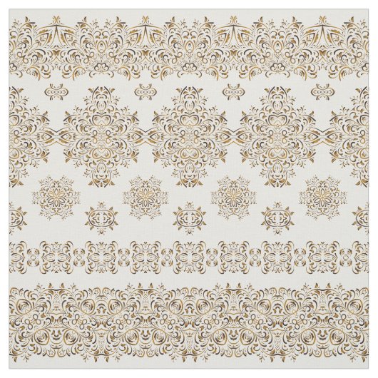 金アラビアパターン ファブリック (見本)