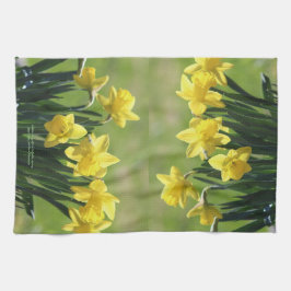 金アルフレッドDaffodils王の台所 キッチンタオル