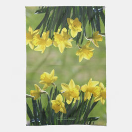 金アルフレッドDaffodils王の台所 キッチンタオル