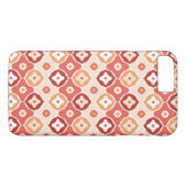 金イカットの幾何学的なパターン Case-Mate iPhoneケース (裏面(横))