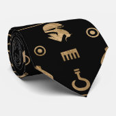 金エジプトのオオタマオシコガネのカブトムシ-円の軽い音の… ネクタイ (ロール)